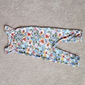 Floral tropical jumpsuit